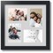 ArtToFrames Collage Photo Picture Frame with 4 - 4x6 inch Openings, Framed in Black with Over 62 Mat Color Options and Regular Glass (CSM-3926-178)